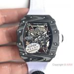 Swiss Quality Richard Mille RM35-02 Carbon White Strap Watch Knock off